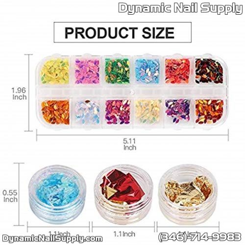 Review for Teenitor professional Nail Decoration with Gems for Nails Stud Foil for Nails Art
