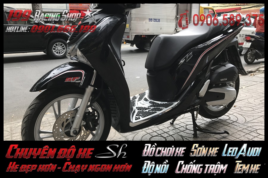 Ảnh về đồ trang trí Nẹp 2 bên bụng SH 2017 mẫu 300i thiết kế của xe SH Việt 2017 2018 2019 125i 150i siêu tốt nhất trong TPHCM