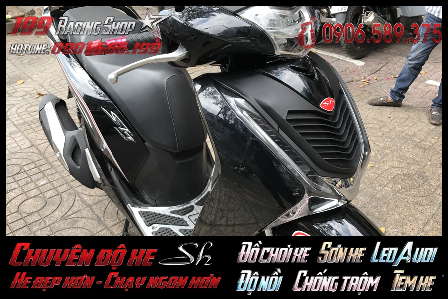 Image phụ kiện Mặt nạ 2017 bản nhỏ - đẹp gắn cho xe SH Việt Nam 2017 2018 2019 150i 125i chất lượng tốt ở SG