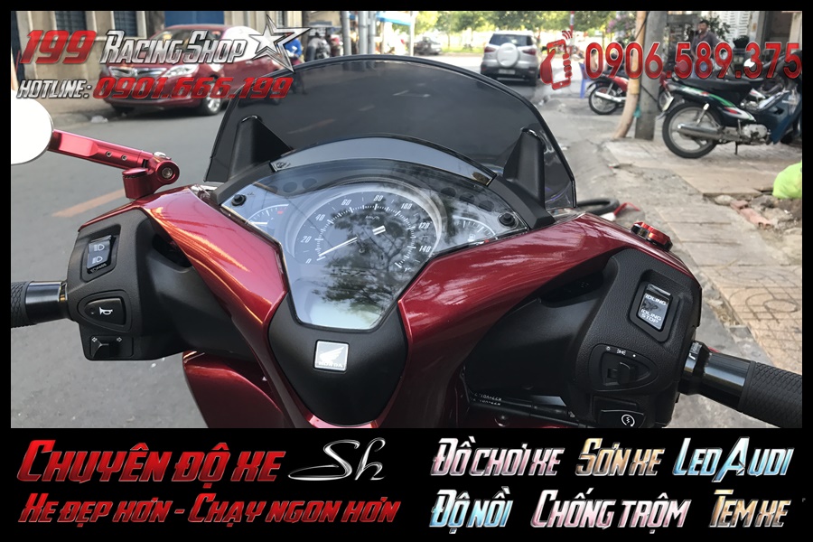 Ảnh về phụ kiện trang trí Kính che gió 2017 cho xe SH Việt 2017 2018 2019 125i 150i siêu đẹp nhất trong Quận 5, HCM