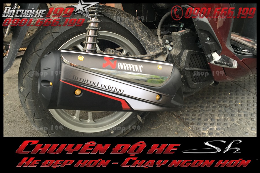 Picture phụ kiện Ốp pô 300i lắp cho xe sh 150i 125i 2017 2018 2019 chất lượng tốt tại TP Hồ Chí Minh