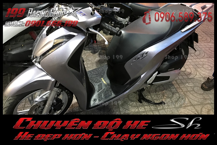Hình minh hoạ đồ chơi Tấm lót chân cao su nhập Thái Lan cài cho xe SH Việt 2017 2018 2019 125i 150i siêu tốt tại thành phố Hồ Chí Minh