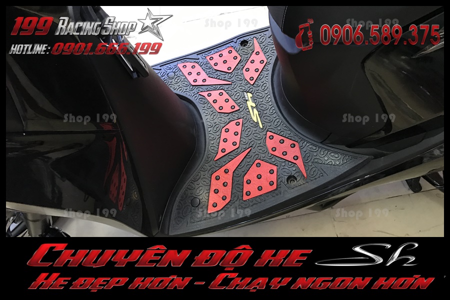 Hình đại diện của đồ chơi Miếng lót chân cao su nhập từ Thái Lan lắp cho xe sh 2017 2018 2019 mẫu 150i 125i giá mềm nhất tại Quận 5, HCM