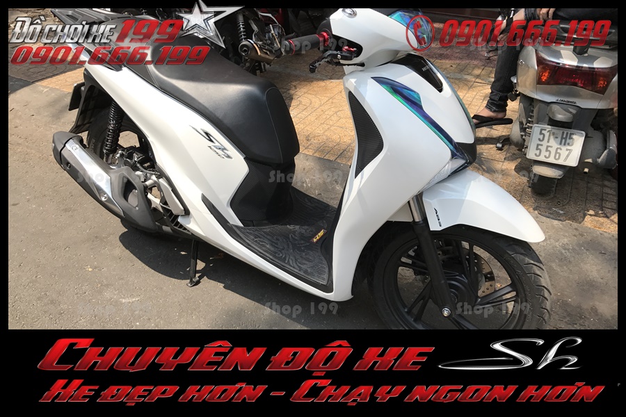 Hình ảnh về phụ kiện trang trí Độ choá đèn Titan sh 2017 lạ mắt lắp đặt cho xe SH Việt 2017 2018 2019 125i 150i độc lạ nhất tại TPHCM
